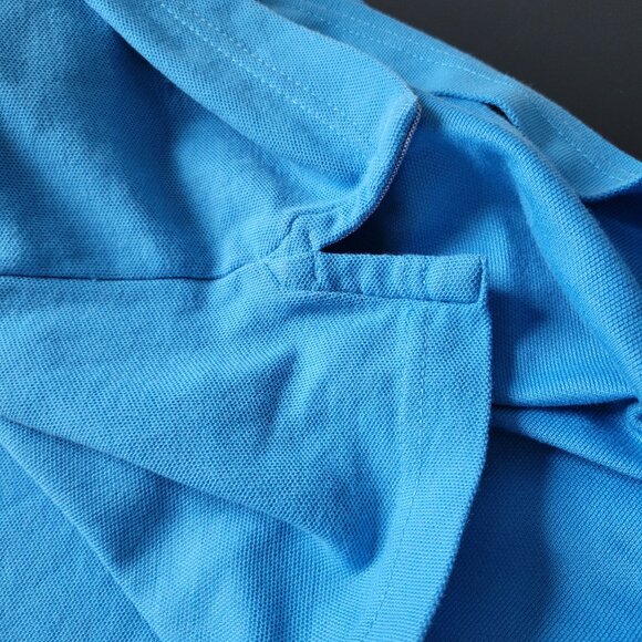 Vintage 90’s Y2K Tommy Hilfiger Men’s XXL Polo Short-Sleeve Shirt, Blue, EUC - Picture 9 of 11